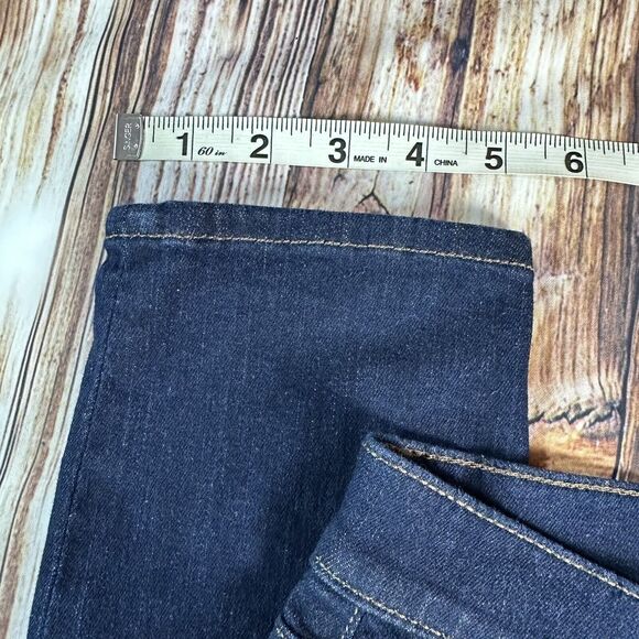 Loft SKINNY Womens Size 4 Blue Mid Rise Jeans Denim Pants Ann Taylor 28x27.5 - Picture 6 of 10